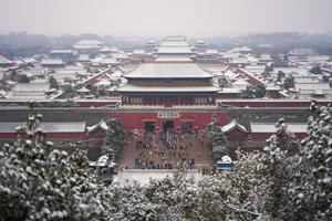 CHINA-BEIJING-NEVADA-PAISAJE