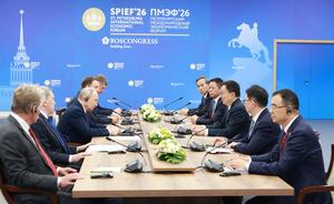 RUSIA-SAN PETERSBURGO-CHINA-HAN ZHENG-PUTIN-REUNION