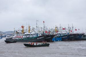 CHINA-ZHEJIANG-ZHOUSHAN-TEMPORADA DE PESCA