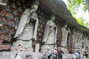 CHINA-CHONGQING-PUNTO ESCENICO DE LOS GRABADOS RUPESTRES DE DAZU-TURISMO