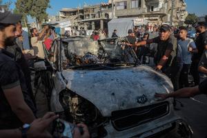 MEDIO ORIENTE-CIUDAD DE GAZA-ATAQUE AEREO
