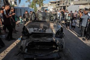 MEDIO ORIENTE-CIUDAD DE GAZA-ATAQUE AEREO