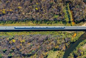 CHINA-HEILONGJIANG-FERROCARRIL-HARBIN-YICHUN-PAISAJE OTOÑAL