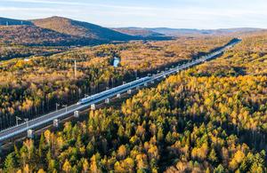 CHINA-HEILONGJIANG-FERROCARRIL-HARBIN-YICHUN-PAISAJE OTOÑAL