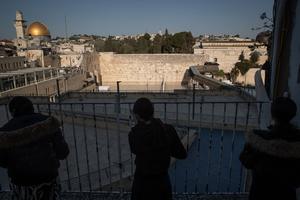 MEDIO ORIENTE-JERUSALEN-MURO DE LAS LAMENTACIONES-CIERRE
