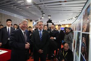 CHINA-BEIJING-URUGUAY-PRESIDENTE-BFSU-VISITA