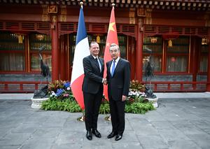 CHINA-BEIJING-WANG YI-FRANCIA-CONVERSACIONES