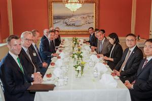 SUECIA-ESTOCOLMO-CHINA-WANG YI-PRIMER MINISTRO DE SUECIA-REUNION