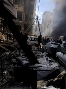 LIBANO-BEIRUT-ATAQUE AEREO-SECUELAS