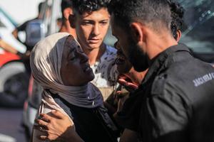 MEDIO ORIENTE-CIUDAD DE GAZA-ATAQUES AEREOS ISRAELIES-SECUELAS