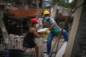 COLOMBIA-CALI-SISMO-BUSQUEDA Y RESCATE