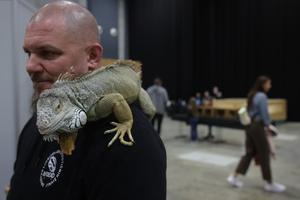 ESLOVENIA-LIUBLIANA-EXPOSICION DE ANIMALES EXOTICOS