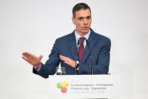 ESPAÑA-HUELVA-PRESIDENTE DEL GOBIERNO ESPAÑOL-PEDRO SANCHEZ