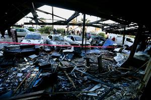 LIBANO-SIDON-ATAQUE AEREO-SECUELAS