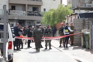 ISRAEL-BNEI BRAK-ATAQUES CON MISILES-SECUELAS