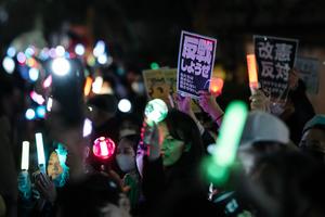 JAPON-TOKIO-MANIFESTACION