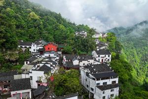 CHINA-ANHUI-HUANGSHAN-MONTAÑA QIYUN-PAISAJE