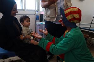 MEDIO ORIENTE-CIUDAD DE GAZA-ENTRETENIMIENTO-NIÑOS-CANCER
