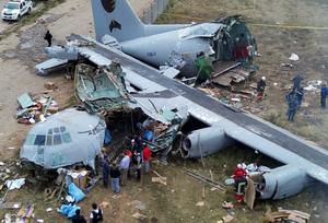 BOLIVIA-EL ALTO-AVION-ACCIDENTE