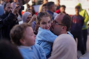 MEDIO ORIENTE-GAZA-KHAN YOUNIS-NIÑOS EVACUADOS POR MOTIVOS MEDICOS-REGRESO