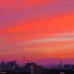CHINA-BEIJING-RESPLANDOR DEL ATARDECER