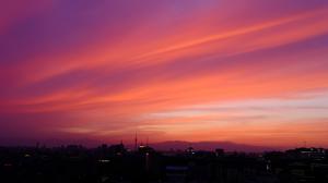 CHINA-BEIJING-RESPLANDOR DEL ATARDECER
