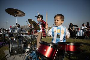 ARGENTINA-BUENOS AIRES-BATERISTAS-EVENTO