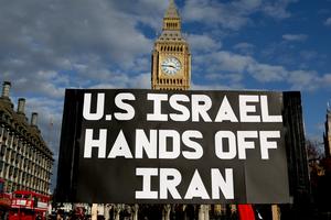 REINO UNIDO-LONDRES-PROTESTA-ATAQUES DE EEUU E ISRAEL CONTRA IRAN