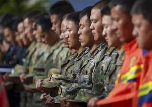 CHINA-GYIRONG-AVALANCHA DE LODO-CEREMONIAS FUNEBRES