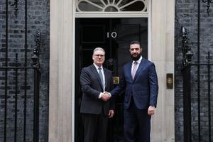 REINO UNIDO-LONDRES-PRIMER MINISTRO-SIRIA-PRESIDENTE INTERINO-REUNION