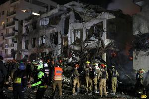 ISRAEL-TEL AVIV-EXPLOSION-SECUELAS