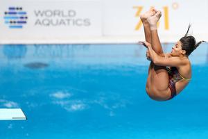 CHINA-BEIJING-CLAVADOS-COPA DEL MUNDO DE WORLD AQUATICS-SUPERFINAL-EQUIPOS MIXTOS 3M Y 10M
