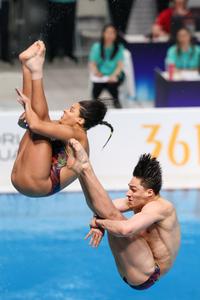 CHINA-BEIJING-CLAVADOS-COPA DEL MUNDO DE WORLD AQUATICS-SUPERFINAL-EQUIPOS MIXTOS 3M Y 10M