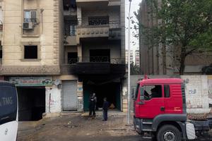 EGIPTO-CAIRO-INCENDIO-FABRICA TEXTIL