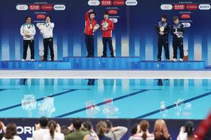 CHINA-BEIJING-CLAVADOS-COPA DEL MUNDO DE WORLD AQUATICS-SUPERFINAL-3M SINCRONIZADO MASCULINO