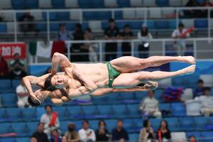 CHINA-BEIJING-CLAVADOS-COPA DEL MUNDO DE WORLD AQUATICS-SUPERFINAL-3M SINCRONIZADO MASCULINO