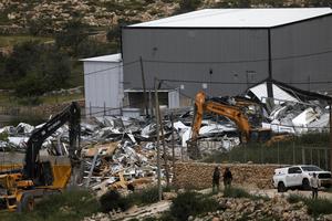 MEDIO ORIENTE-CISJORDANIA-HEBRON-DEMOLICION
