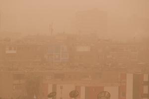 EGIPTO-CAIRO-TORMENTA DE ARENA