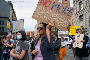 EEUU-SAN FRANCISCO-ATAQUES A IRAN-PROTESTA