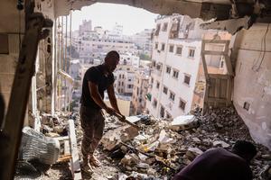 MEDIO ORIENTE-CIUDAD DE GAZA-ATAQUES AEREOS