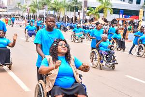 CAMERUN-YAUNDE-DIA INTERNACIONAL DEL TRABAJO-DESFILE