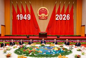 CHINA-BEIJING-LIDERES-DIA NACIONAL-RECEPCION