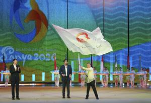 CHINA-HAINAN-SANYA-JUEGOS ASIATICOS DE PLAYA-CEREMONIA DE CLAUSURA