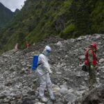 CHINA-XIZANG-GYIRONG-AVALANCHA DE LODO-RESCATE-DESINFECCION