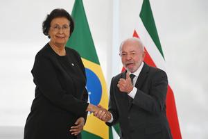 BRASIL-BRASILIA-SURINAM-LULA DA SILVA-PRESIDENTA-VISITA