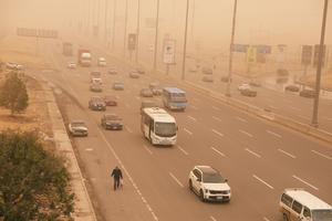 EGIPTO-CAIRO-TORMENTA DE POLVO