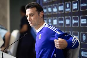 ARGENTINA-EZEIZA-COPA MUNDIAL DE LA FIFA 2026-SCALONI-CONFERENCIA