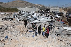 MEDIO ORIENTE-CISJORDANIA-NAPLUSA-DEMOLICION