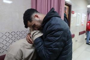 MEDIO ORIENTE-CISJORDANIA-NAPLUSA-HOSPITAL-LUTO