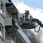 BELGICA-AMBERES-EDIFICIO DE APARTAMENTOS-INCENDIO